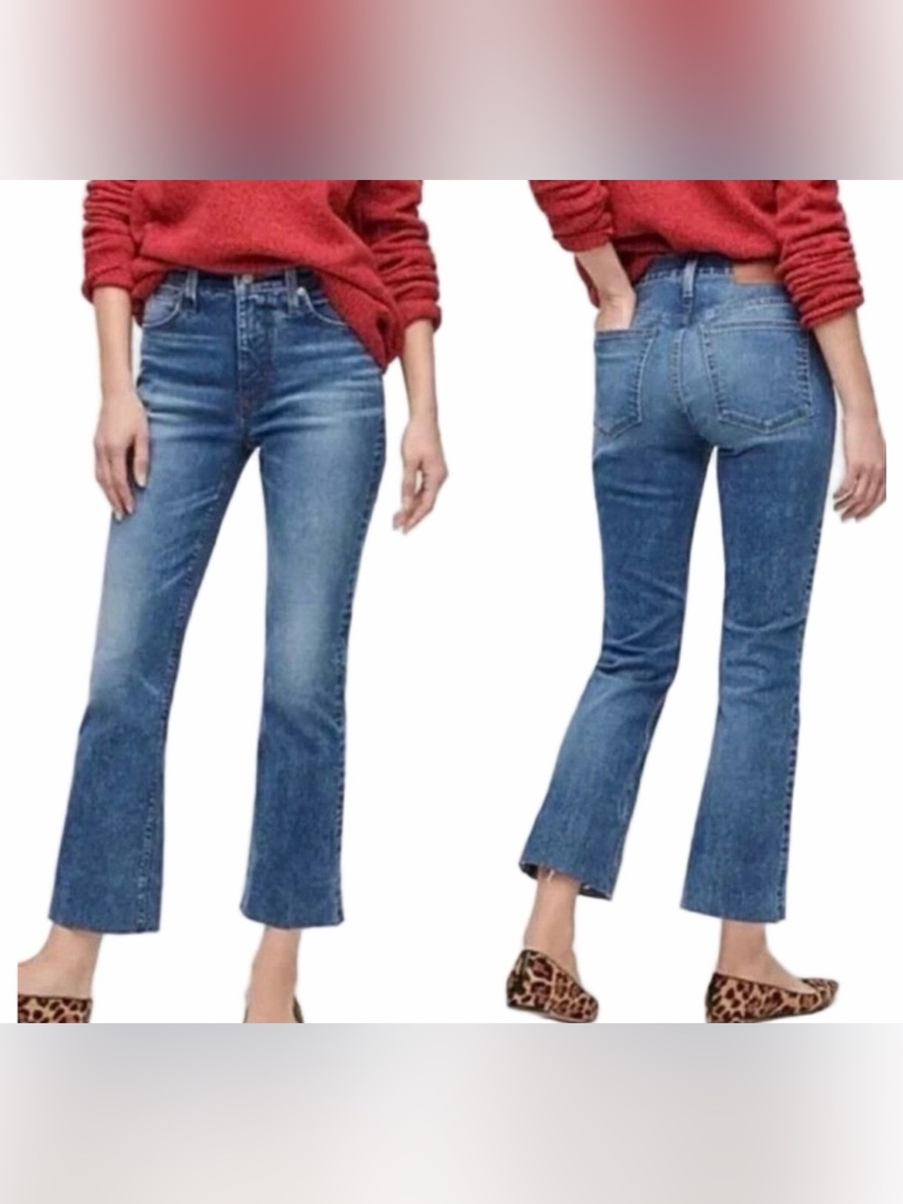 J. Crew 9” Billie Demi Boot Crop Raw Hem Women’s Size 28